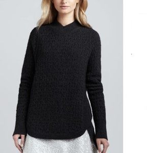 Theyskens Theory Koppa Rib-Trim Sweater